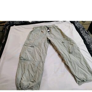 Fashion Nova Sage Green Wide Leg Pants